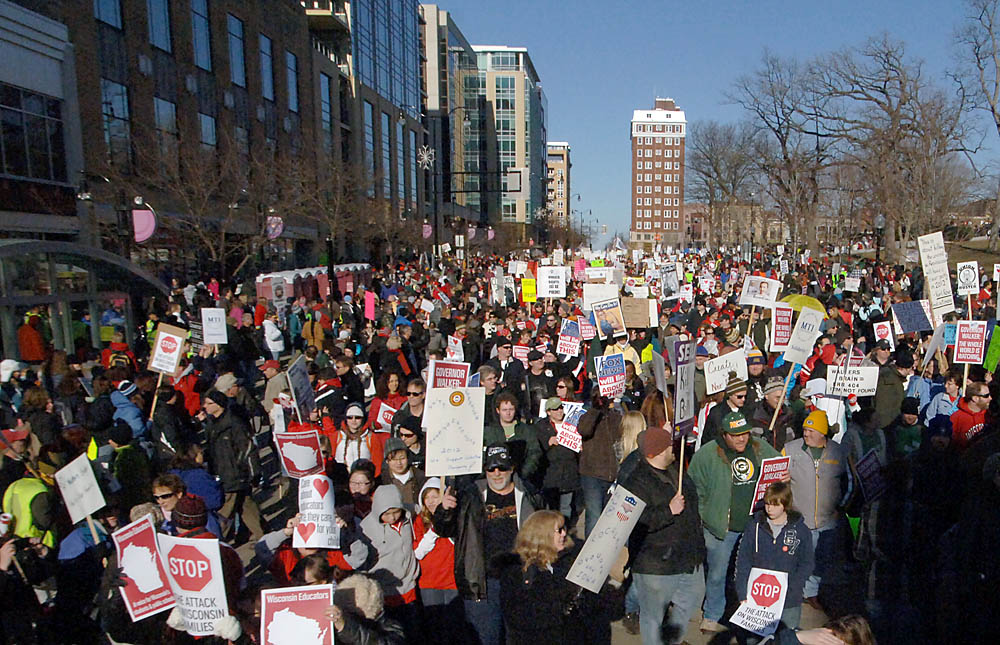 Madison Protest Photos