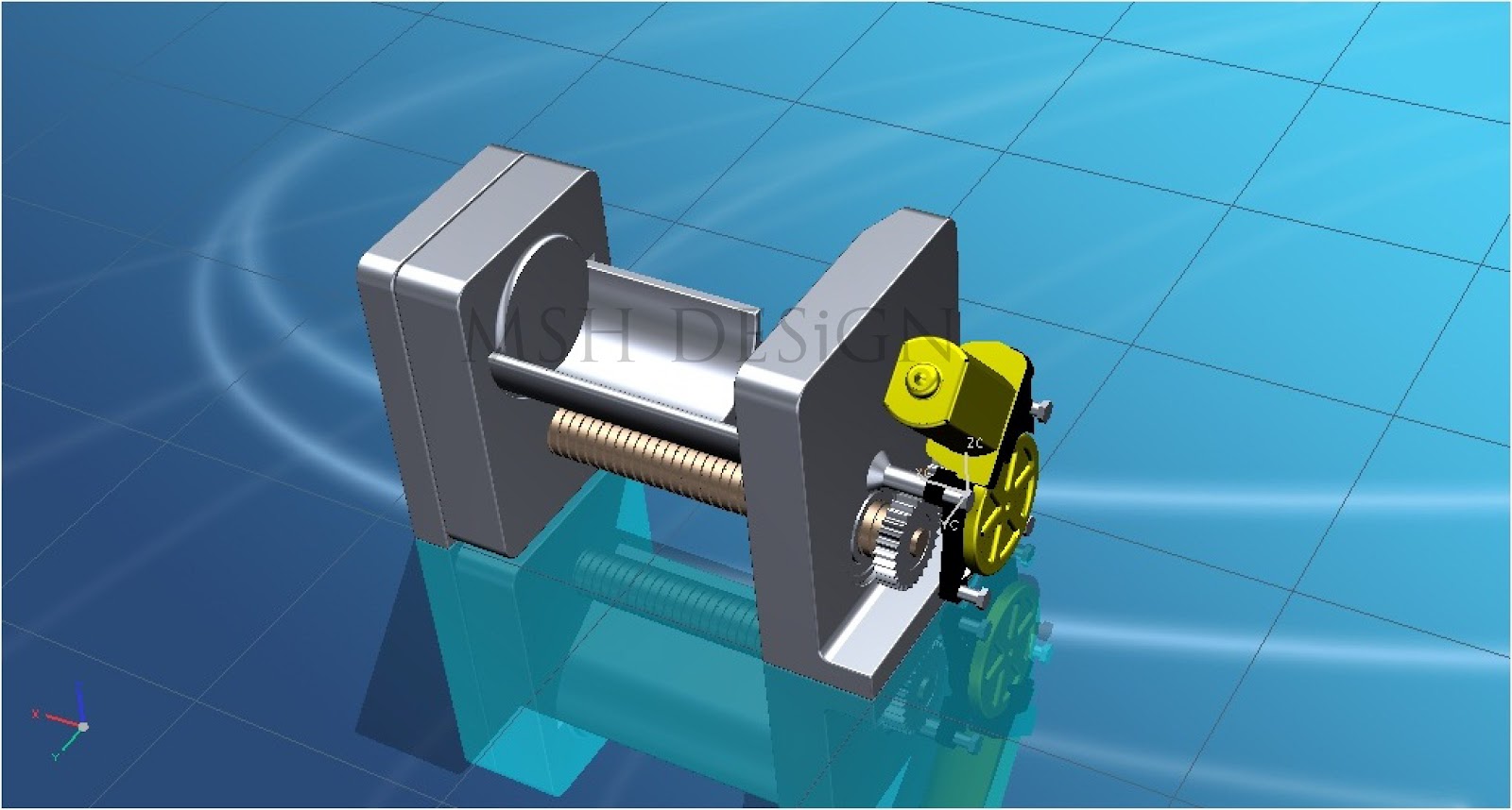 MSH DESiGN House CAD Drawing Can Crusher