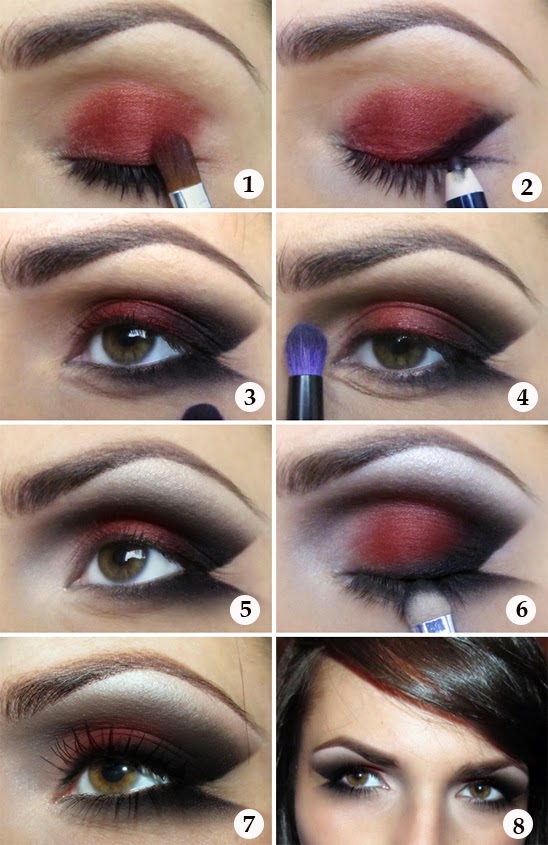 Red Eye Makeup Tutorial Mugeek Vidalondon