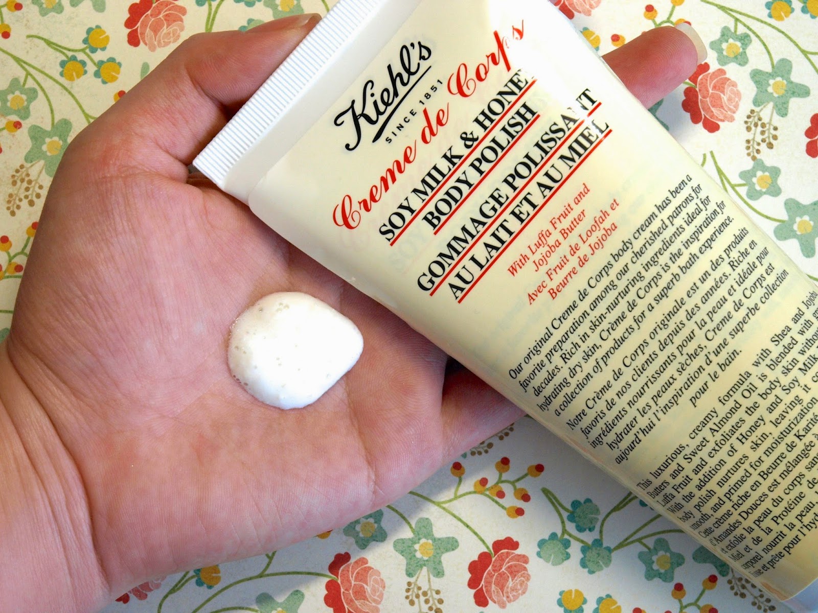 Summer Skin with Kiehl's "Creme de Corps Soy Milk & Body Polish