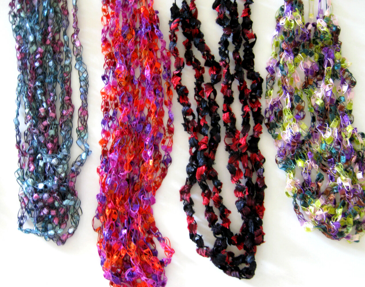 Confessions of a Yarnaholic Ladder Ribbon Necklaces