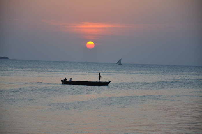 sunset on Zanzibar