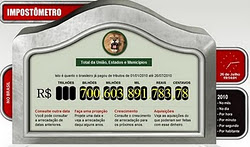 Click na imagem: IMPOSTÔMETRO e saiba quanto você paga de imposto no Brasil!