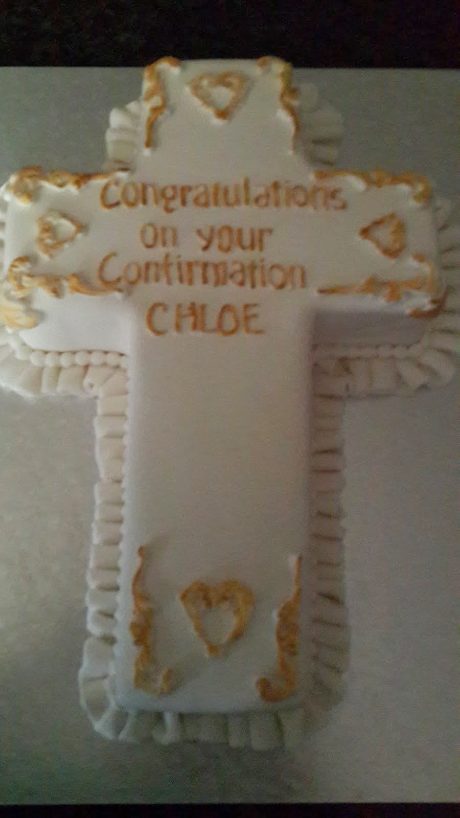 Cross Confirmation Cake