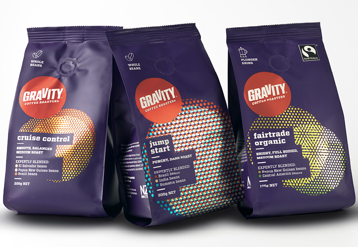 Gravity Coffee on Packaging of the World Creative Package Design Gallery