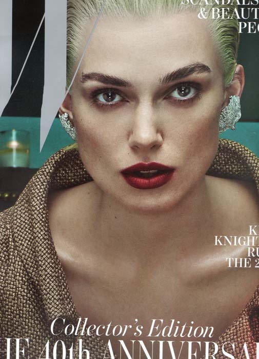 Keira Knightley goes blonde for W Magazine's 40th Anniversary Collector's  Edition