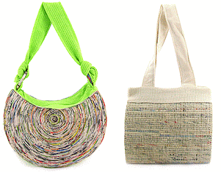 Bolsas recicladas de papel