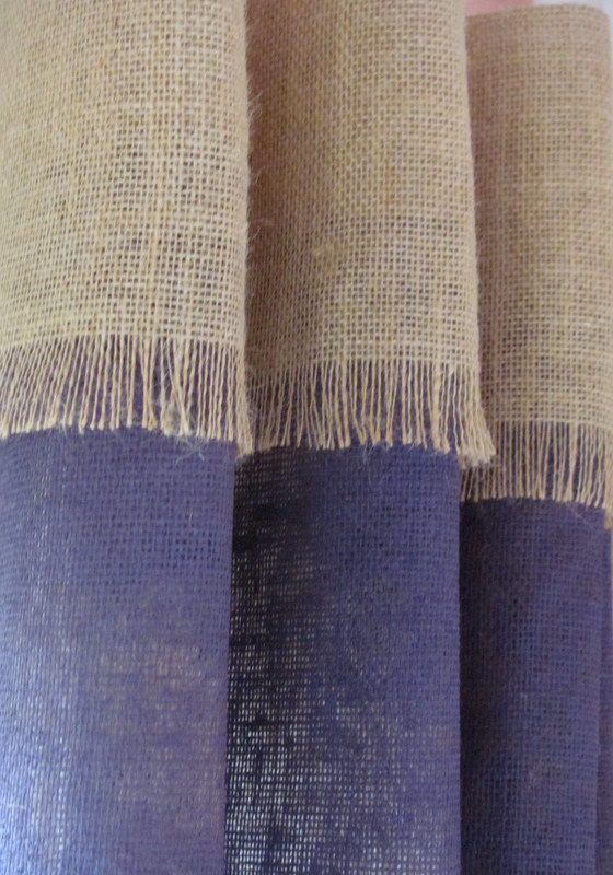 Zoom In Burlap Curtains