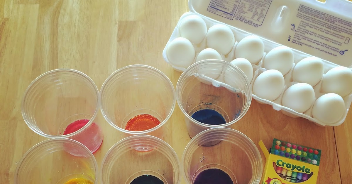 Eggs + Crayons + Dye Magnolia & Main