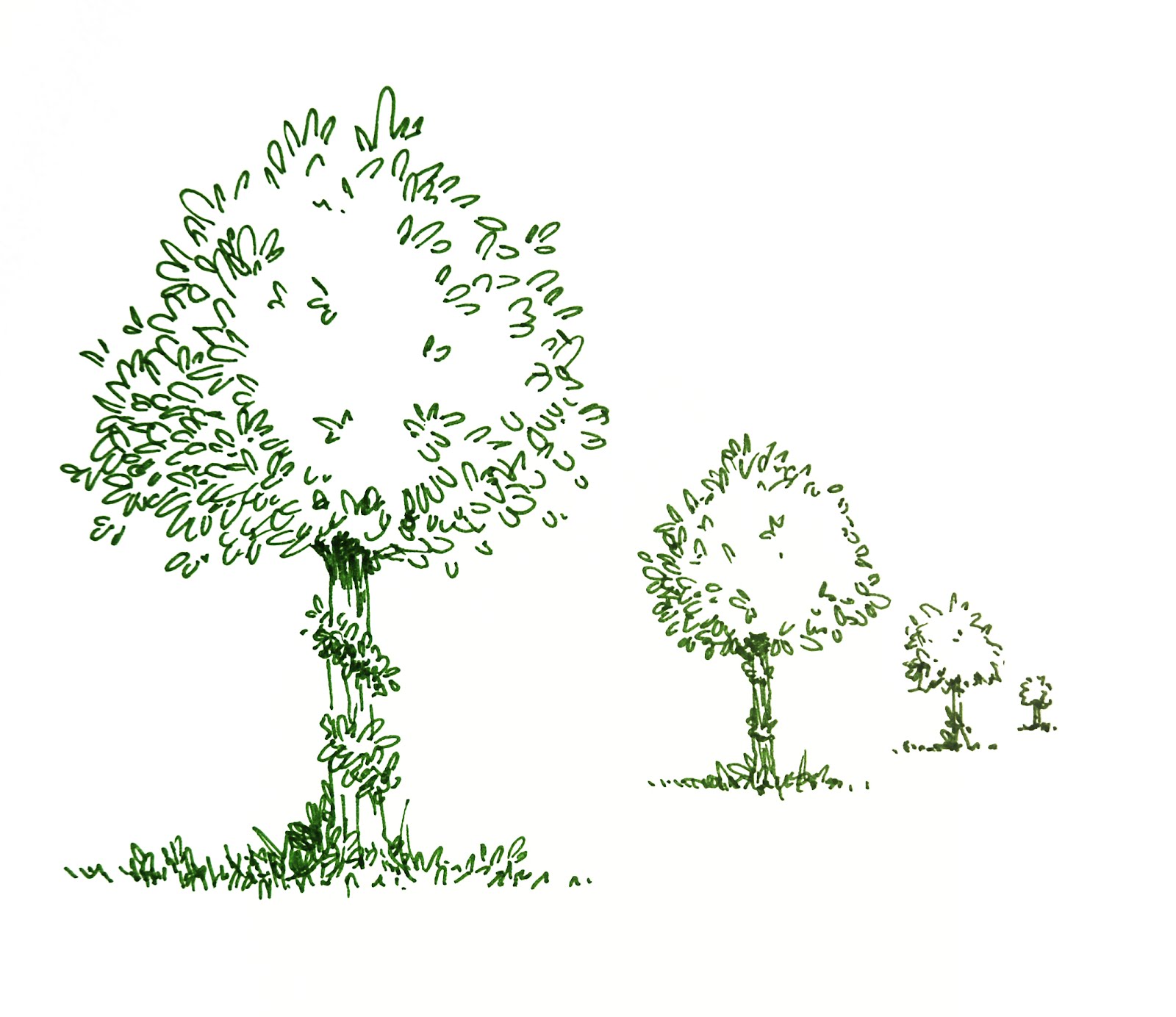 Geoff's Doodles Tree Line