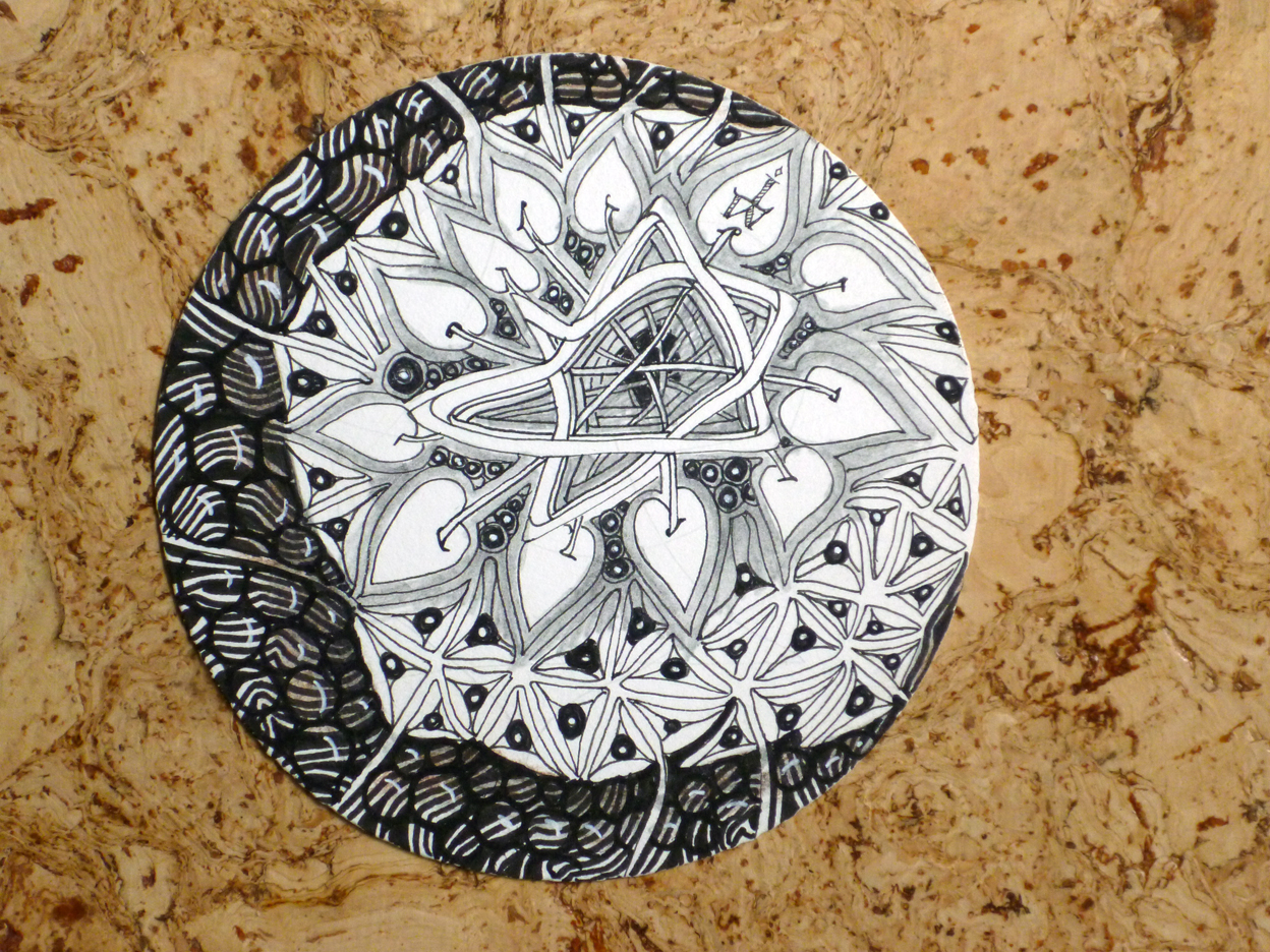 Zentangle Playing a'Round