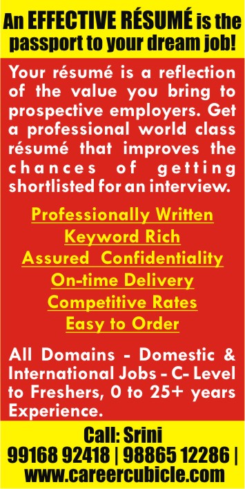 What is the best executive resume writing service in india 