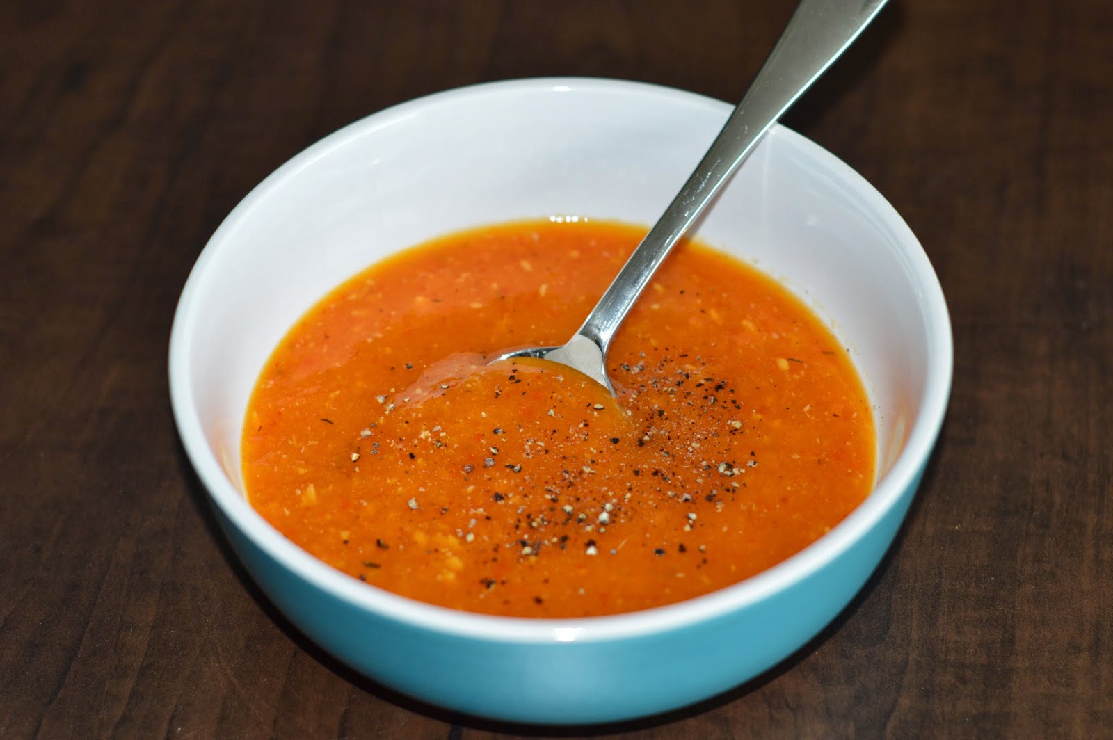 Playing With My Food! Roasted Bell Pepper & Roasted Garlic Soup