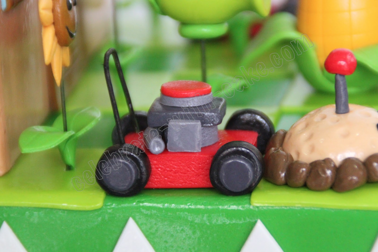 Celebrate with Cake! Plant Vs Zombies Cake