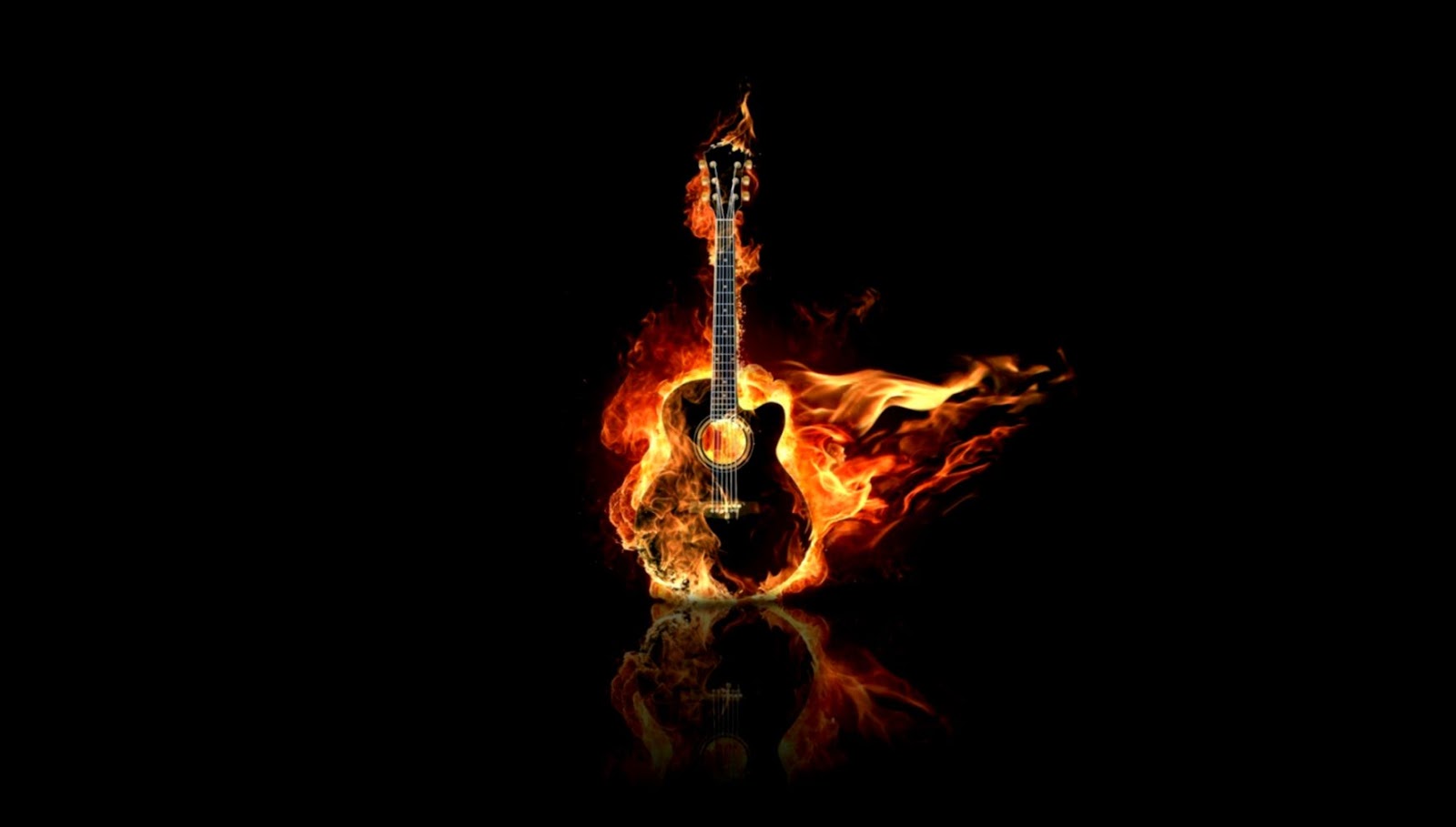 Flaming Guitar Flaming Guitar
