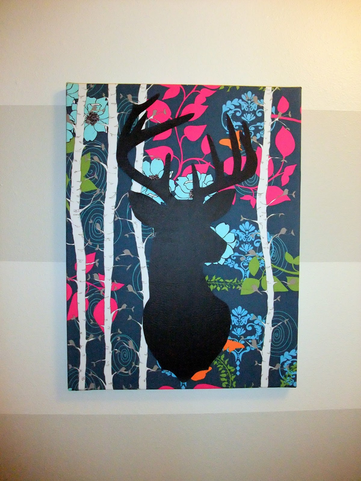 Just Another Hang Up Deer Silhouette Wall Art Tutorial...