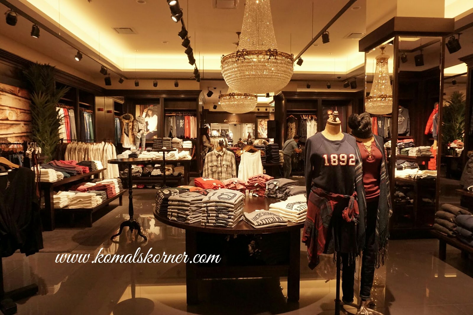 Abercrombie and Fitch launches is first Fragrance Boutique along with