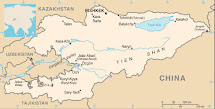 Map Kirgizstan