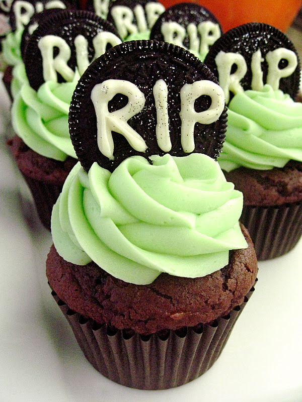 Cookies & Cream Tombstone Cupcakes Your Cup of Cake