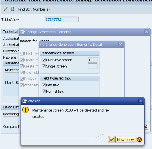 Let's code ABAP Table maintenance and other features