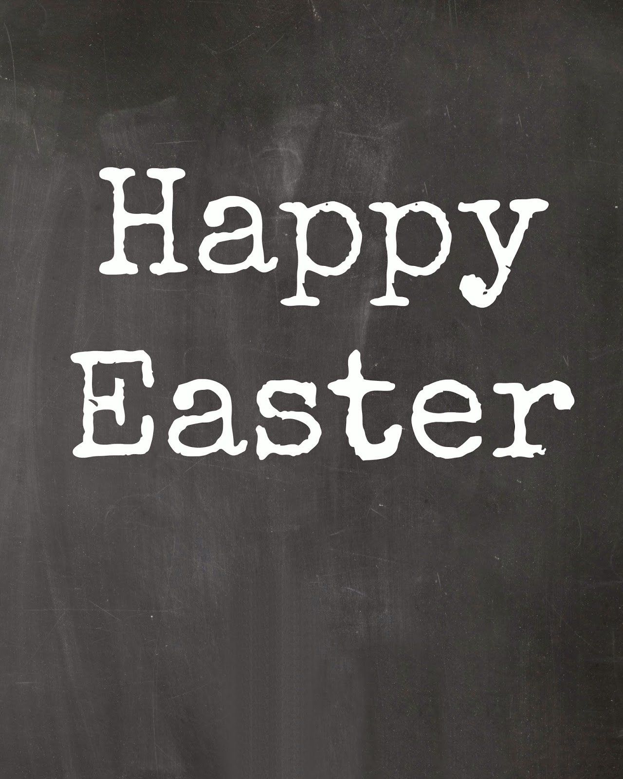 Our Hopeful Home Super Easy DIY Easter Chalkboard Graphic Transfer