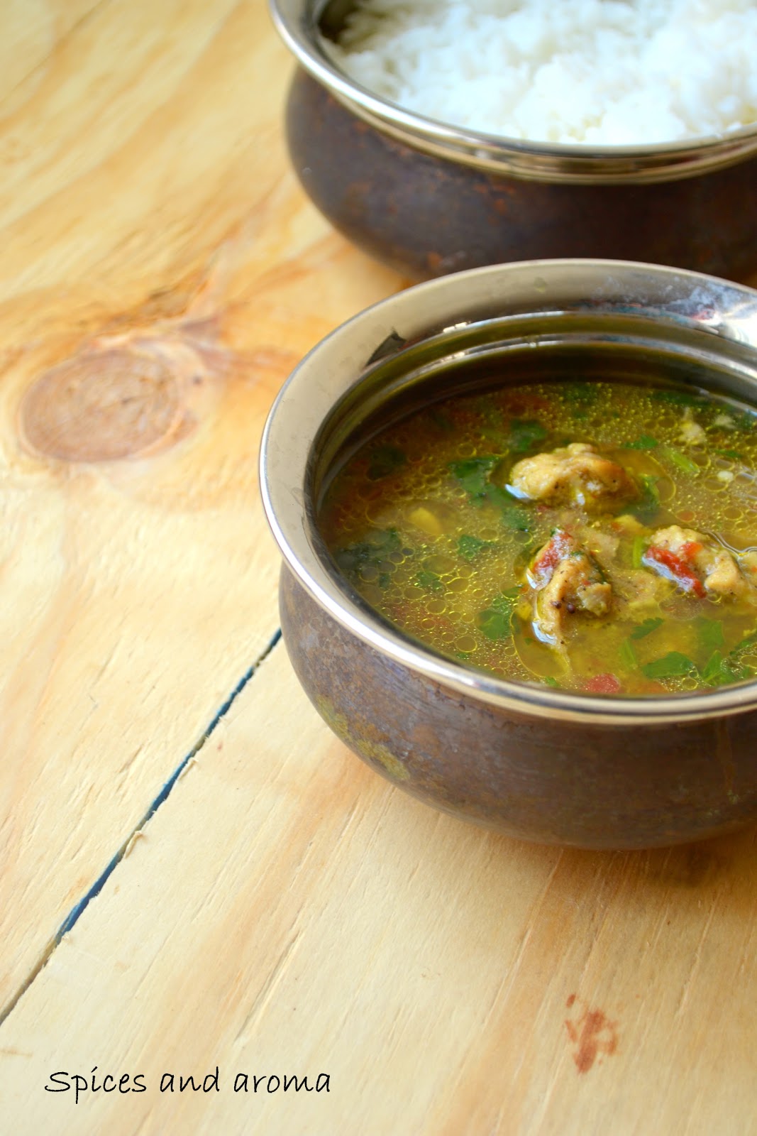 Chicken rasam A South Indian soup Spices and AromaSpices and Aroma