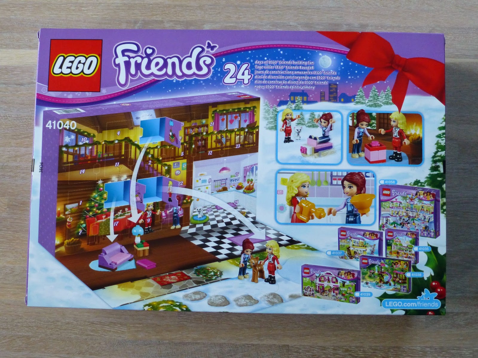 Lego Friends 41040 Calendrier Avent Noël Advent Calendar 2014