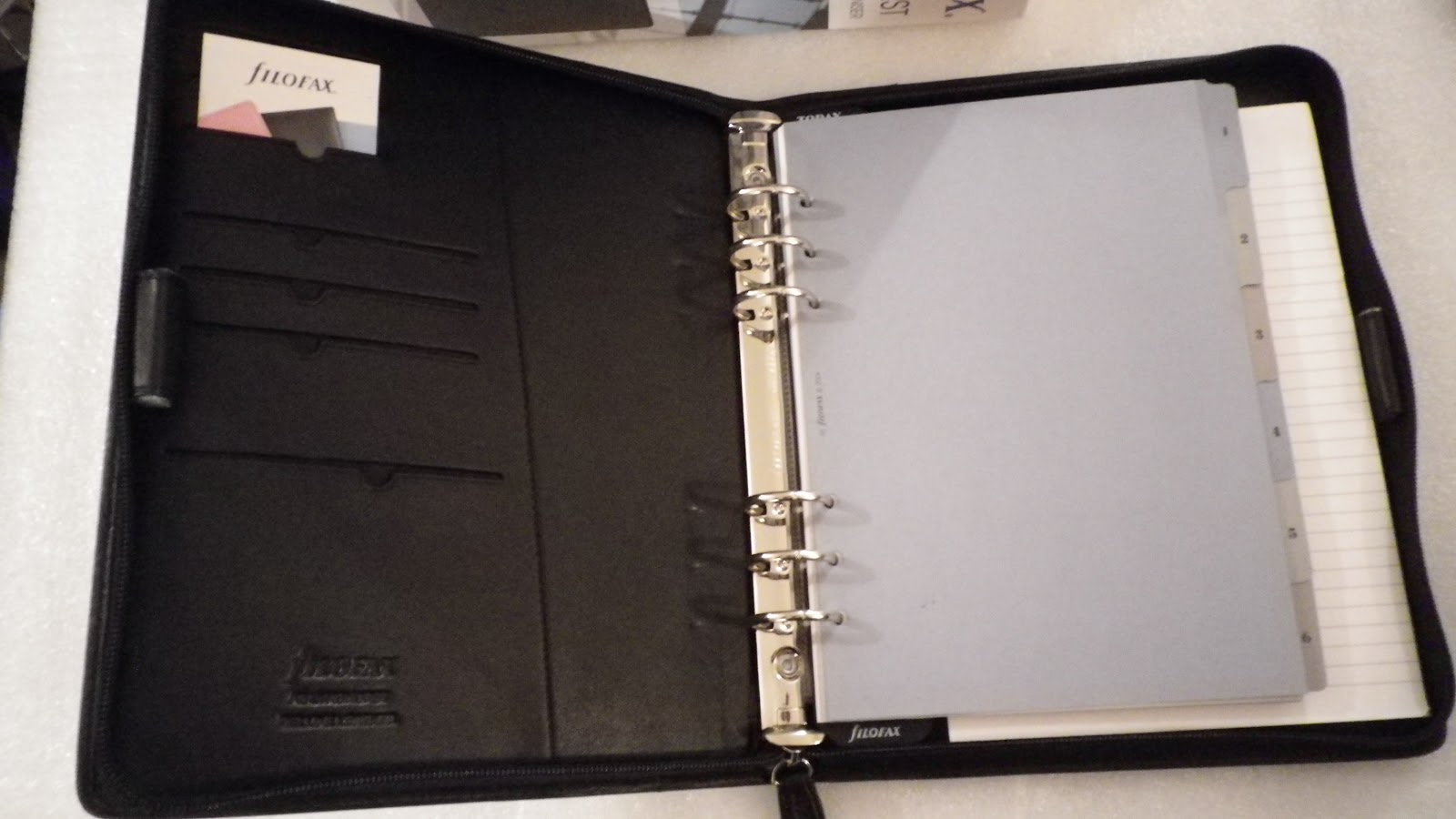 The filofax : filofax Lyndhurst deluxe leather review