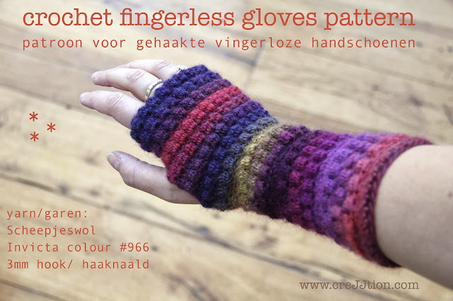 creJJtion: Fingerless Gloves Crochet Pattern diagrams crochet gloves 