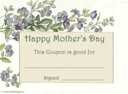 <strong>Mother's Day</strong> Printable Cards and Poems - <strong>dltk-holidays.com</strong> Mother�s day coupon book template