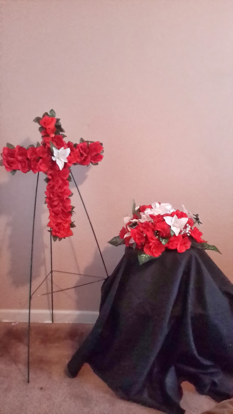 Silk Funeral Flower Rental