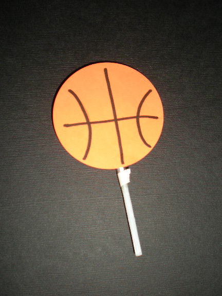 Basketball Lollipops