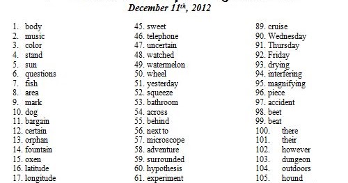 Miss Weber's Classroom Spelling Bee