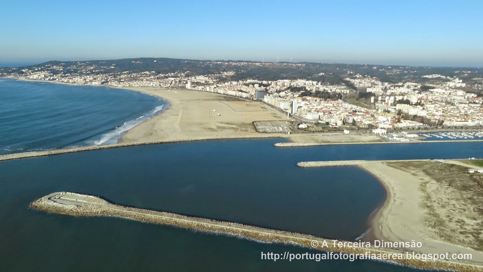 A Terceira Dimensão  Fotografia Aérea Figueira da Foz