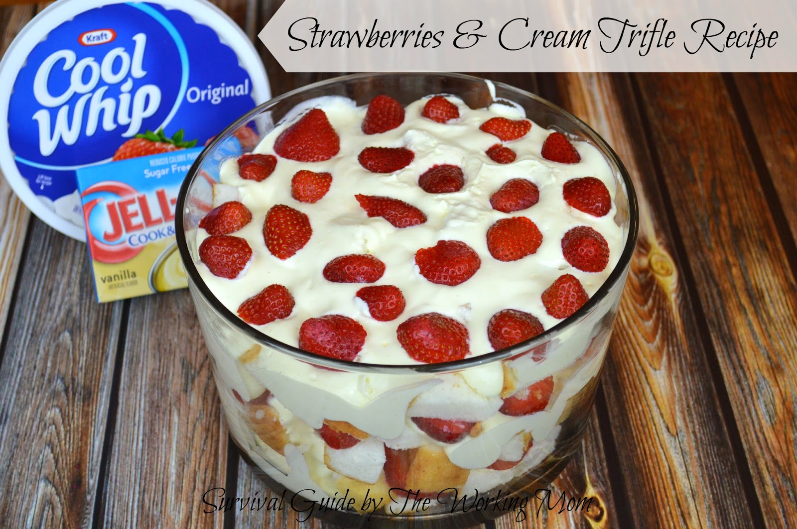 Strawberries & Cream Trifle Recipe Simple & Delicious Recipe