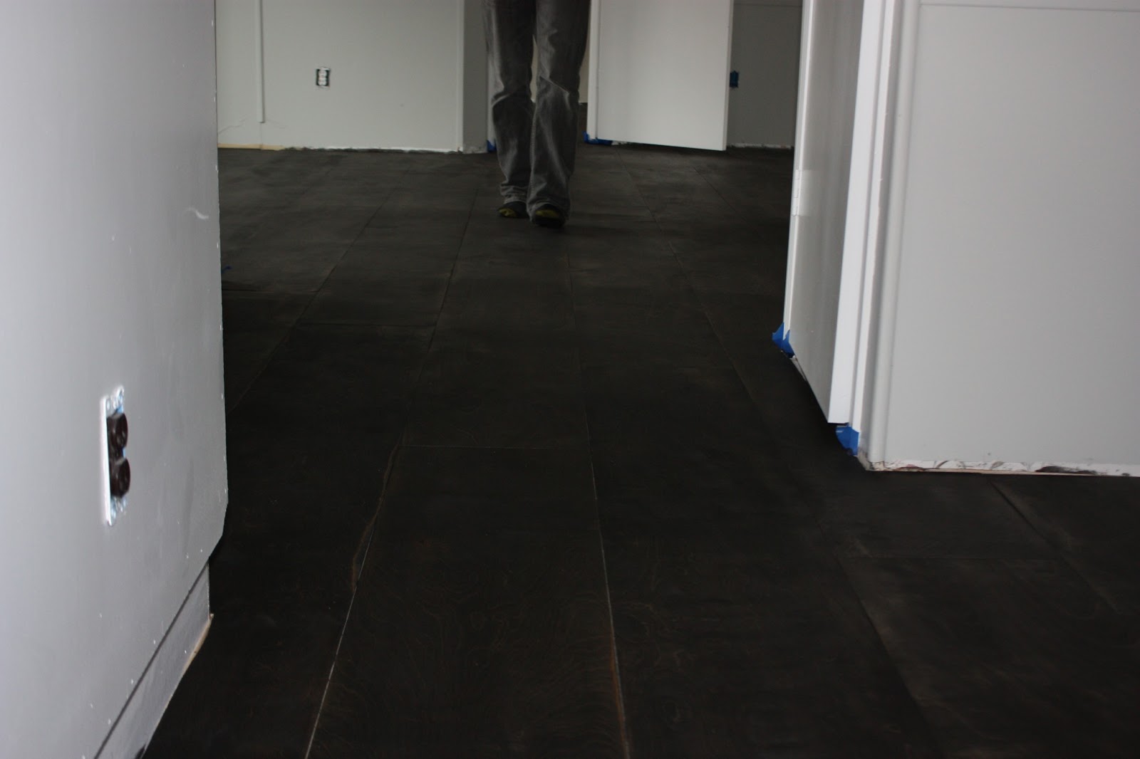 All Quiet On The Midwestern Front Diy Plywood Floor Tutorial
