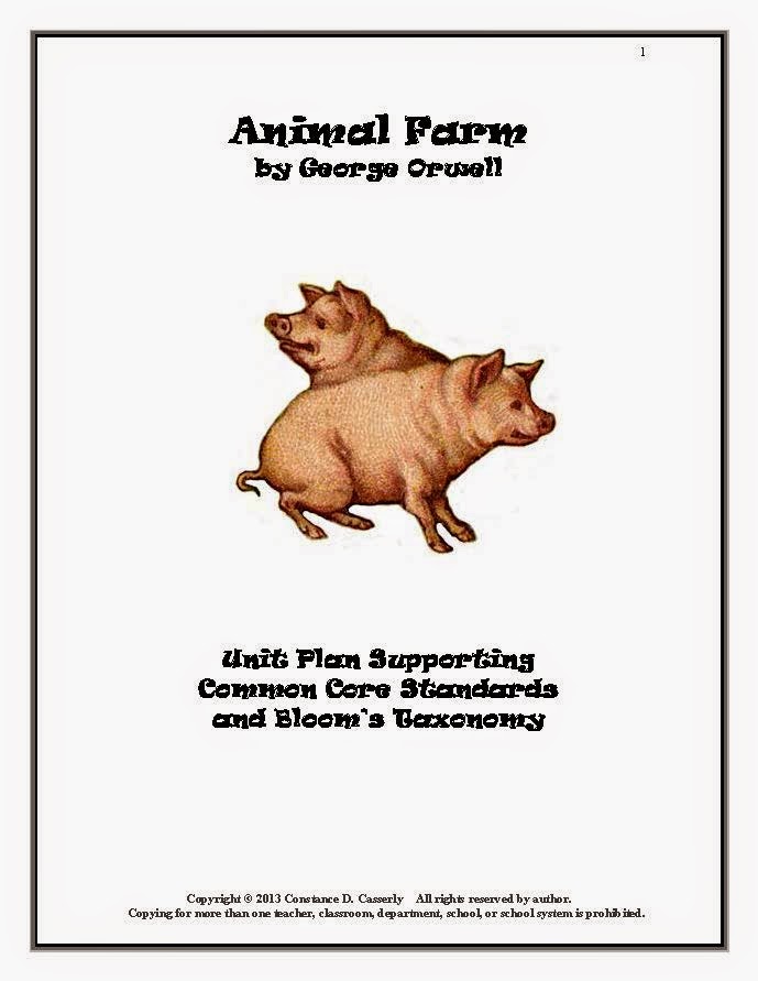 Animal Farm Unit Plan cover