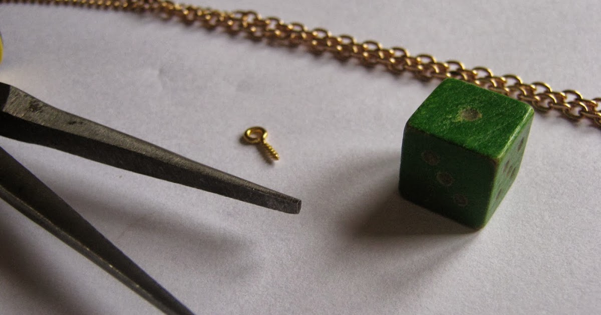 How to Vintage Dice Necklace Awake + Make A Blog for Creative Living