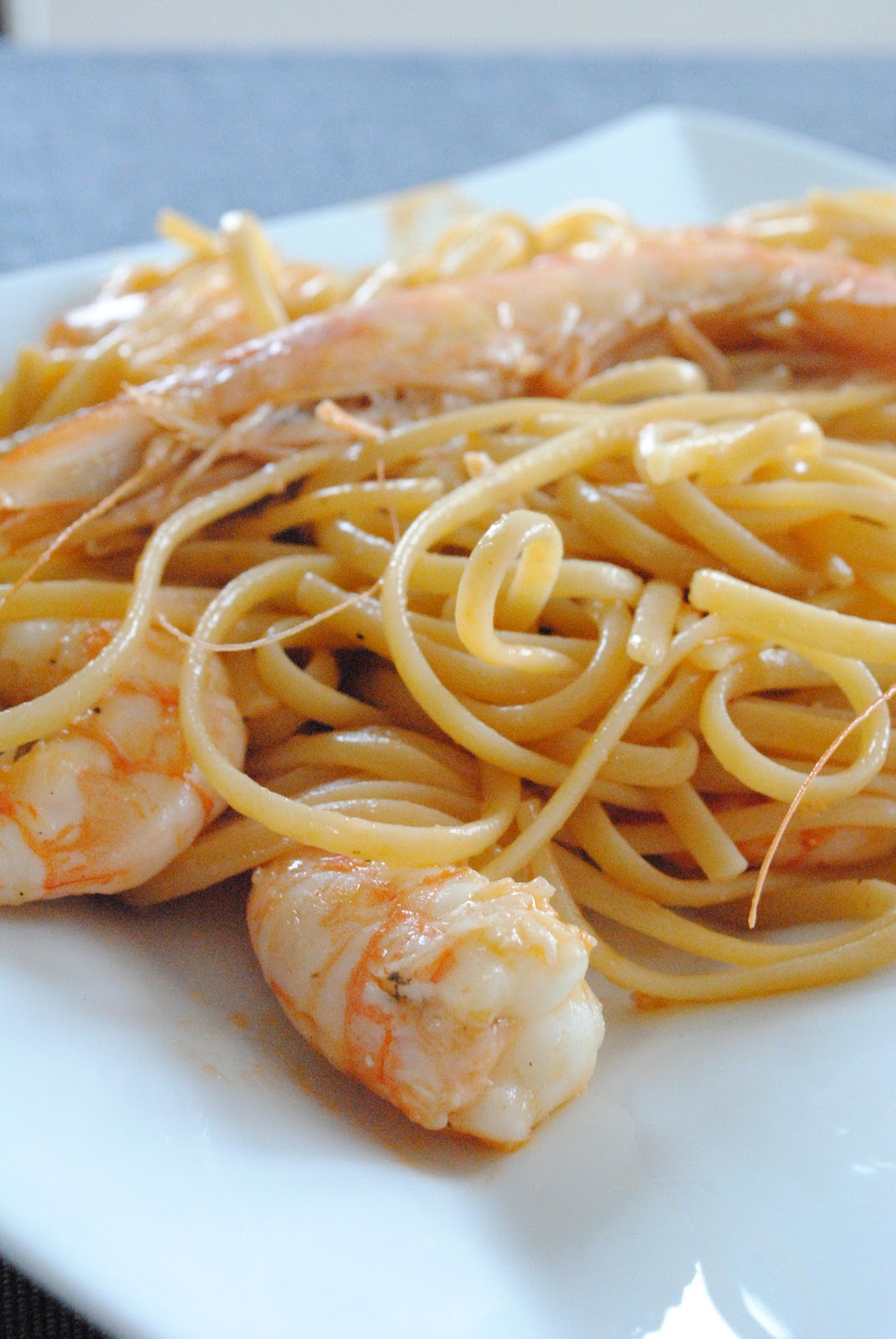 Cookdream Pasta ai gamberoni reali.