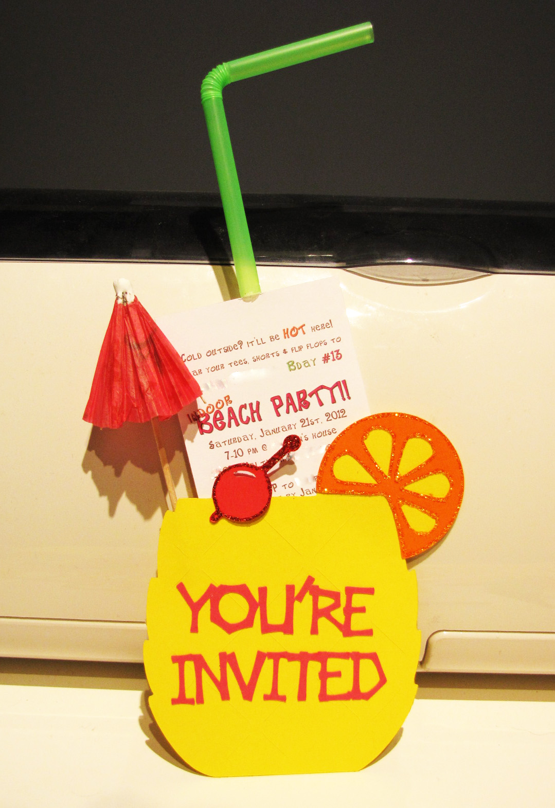 Jen S Happy Place Indoor Beach Party Slider Invitations