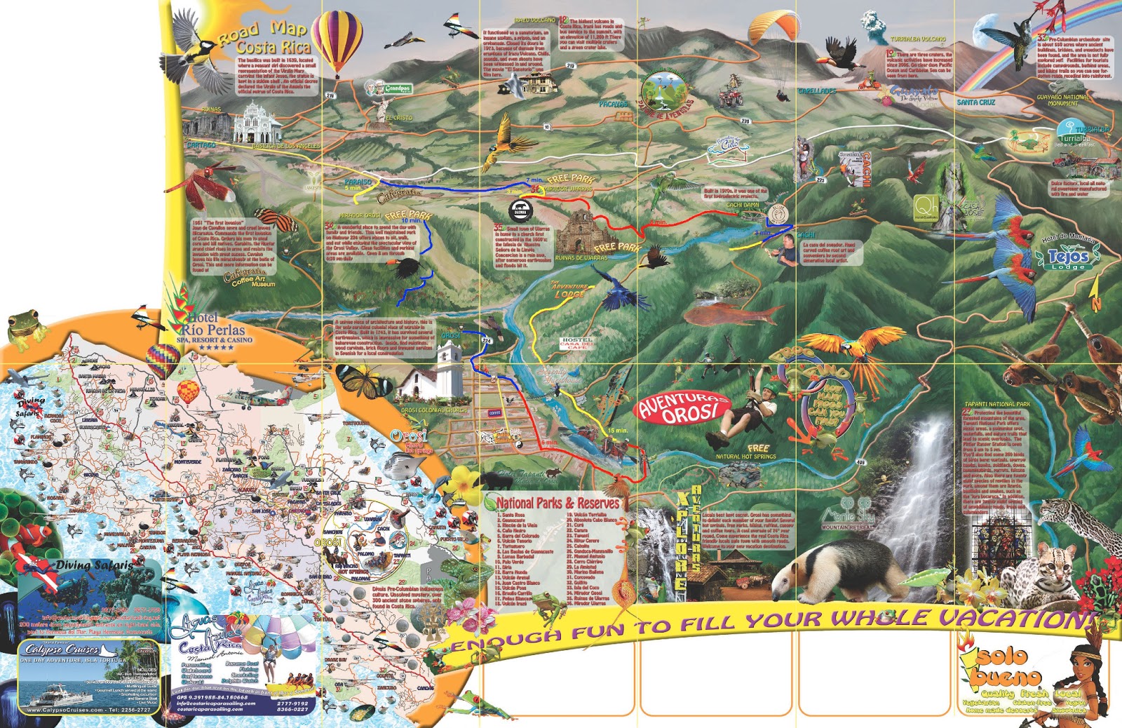 Brewha Costa Rica New Map of Orosi Valley!