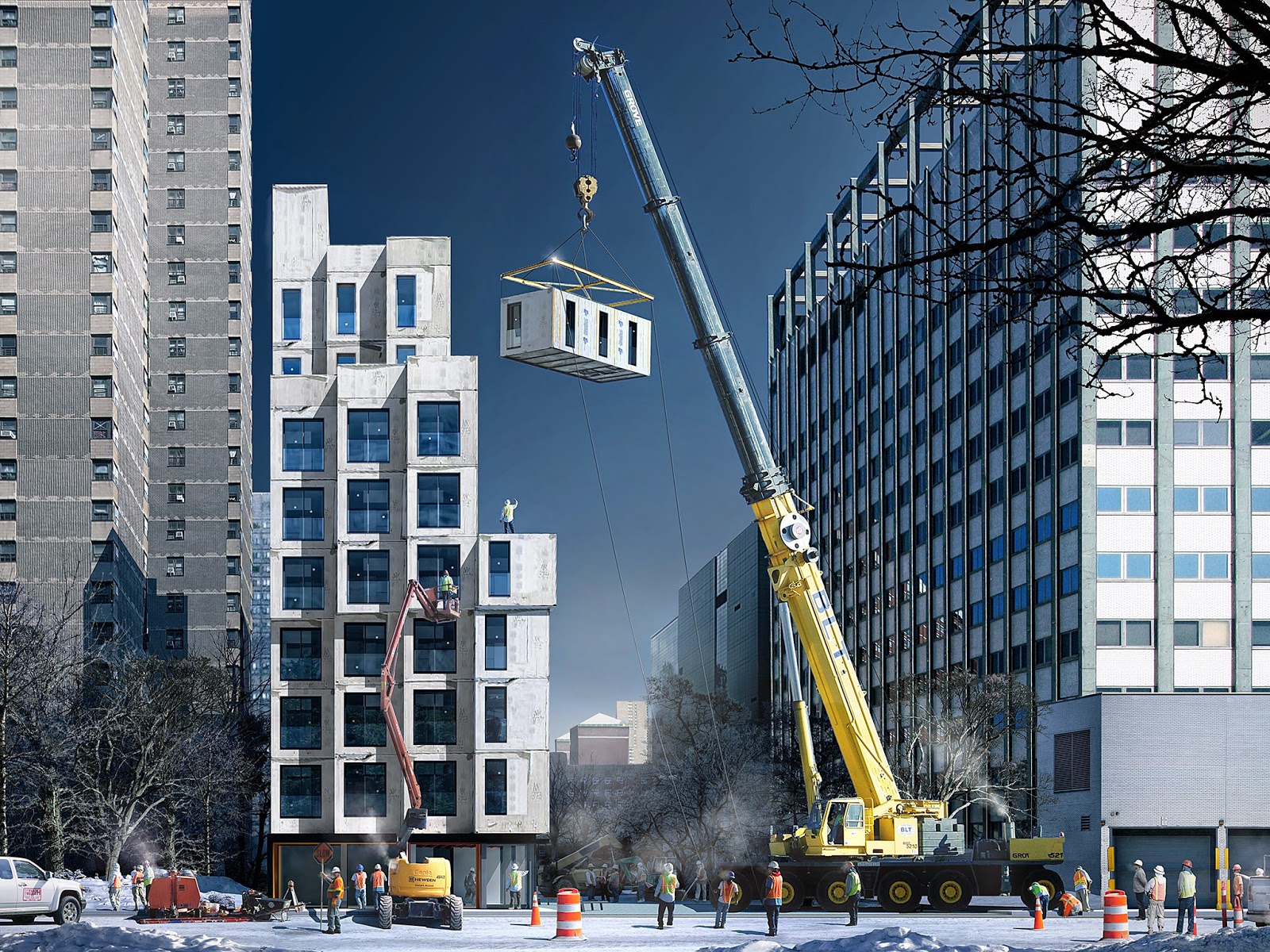 The Pragmatist: Modular Apartment Buildings
