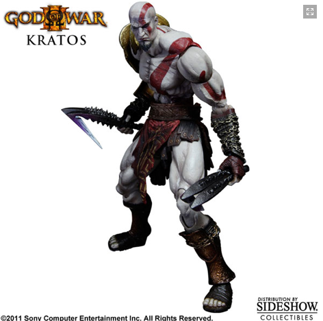 simpson parody kratos god of wars figures figure  resin