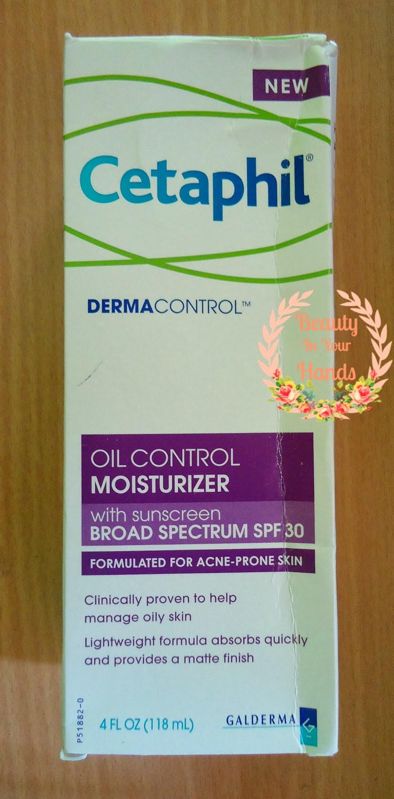 Beauty In Your Hands Cetaphil Oil Control Moisturizer with spf 30 Review