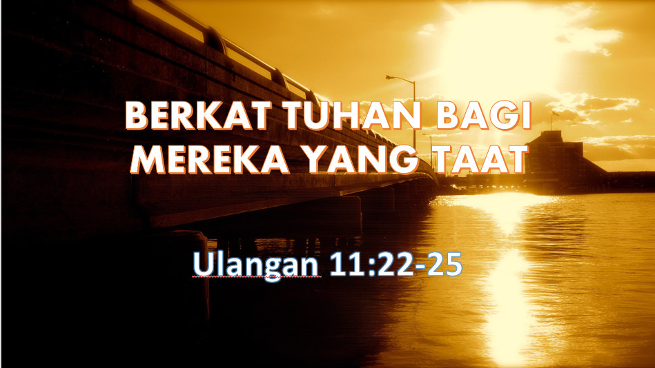 Catatan Davekiasy Janji Berkat Kepada Mereka Yang Taat