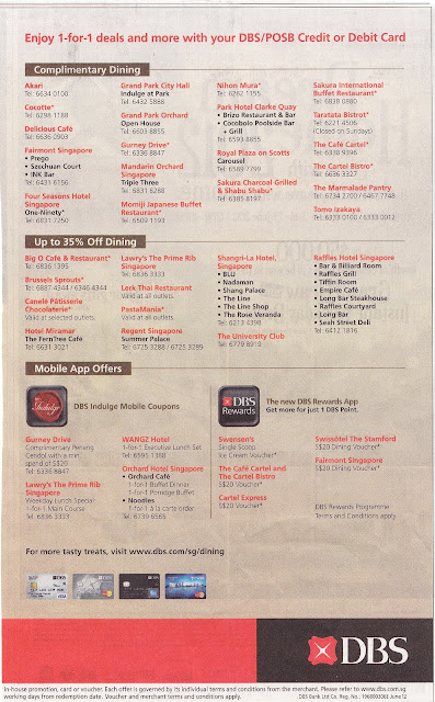 Dbs hotel deals