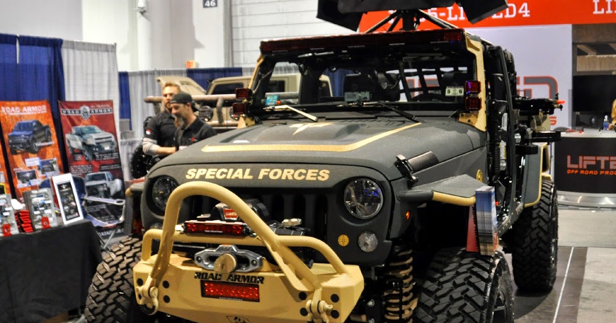 Just A Car Guy SEMA had an overabundance of Jeeps this year, so many