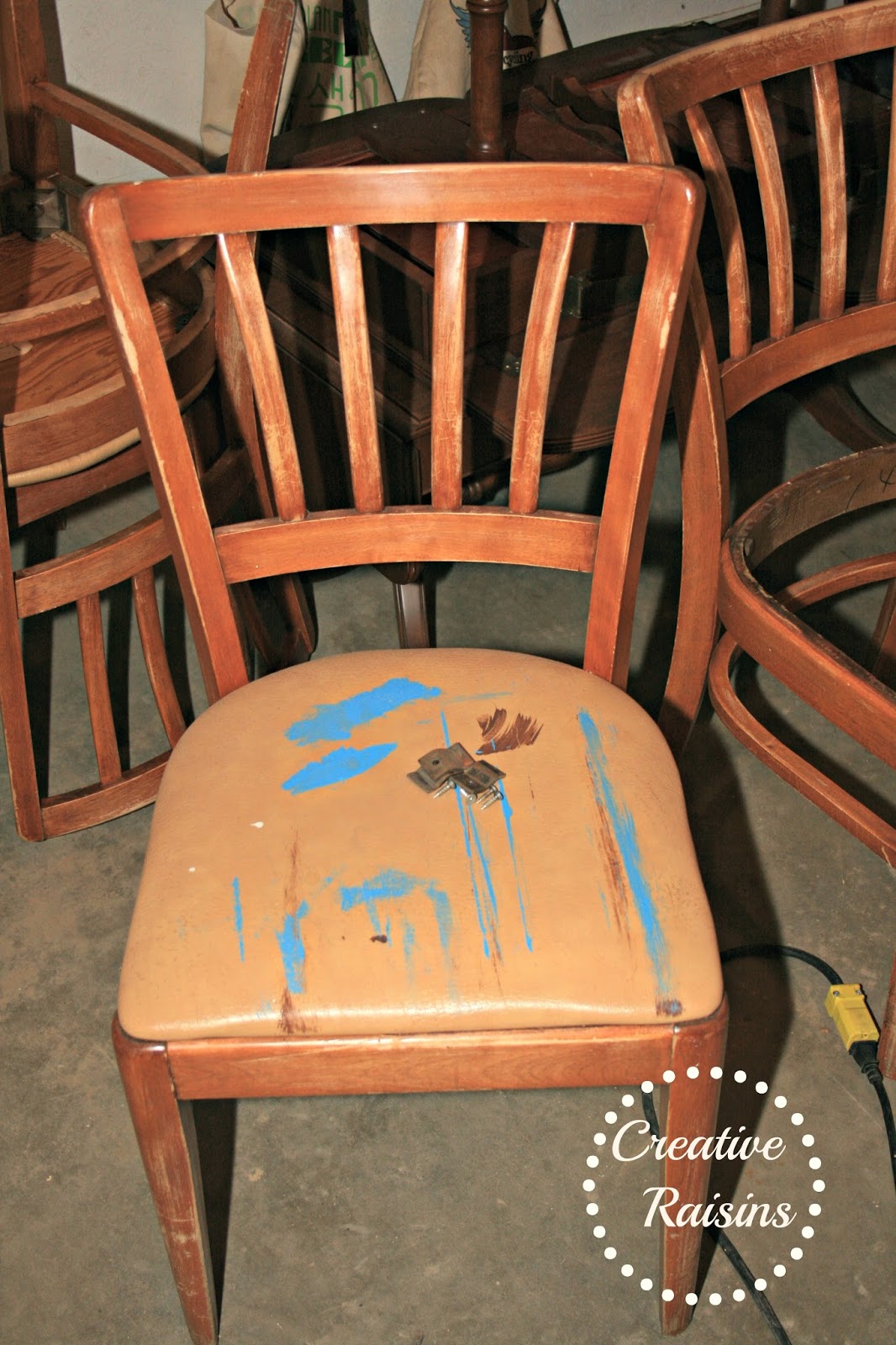 Creative Raisins Refinished Kitchen Chairs