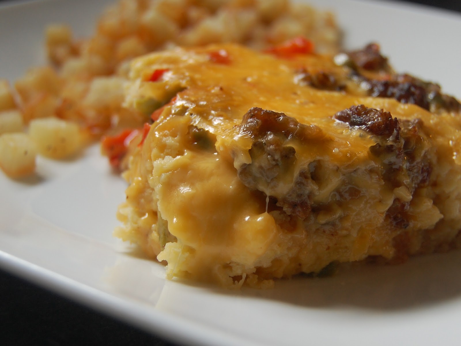 Cassie Craves Maple Sausage and Waffle Breakfast Casserole