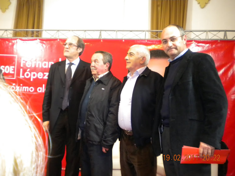 Foto con el Ministro de Educación, Angel Gabilondo